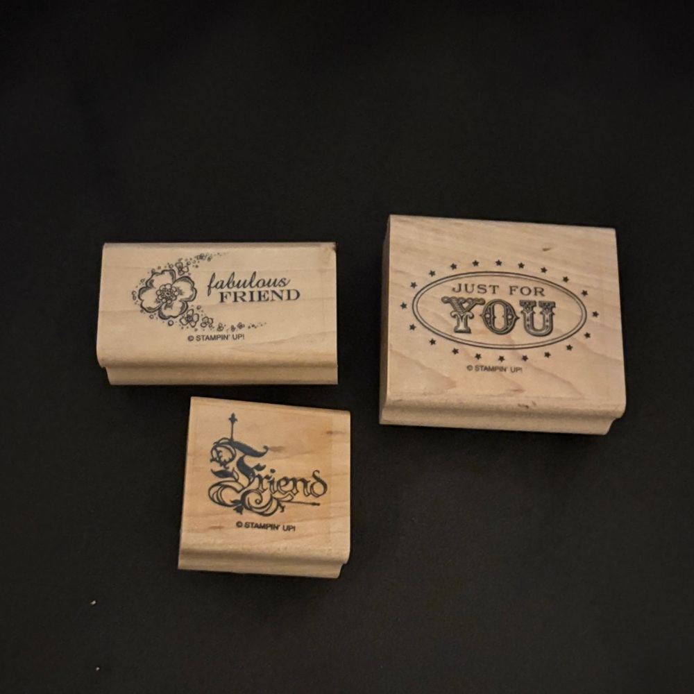 Stampin' Up! Friend Rubber Stamp Set